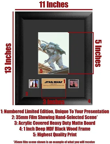 Vista 6 de STAR WARS - Filmcell 33X28 - Luke Skywalker - Edición limitada 1000 Ex