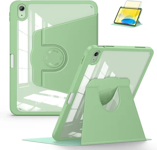 Vista 9 de Soke Funda giratoria para iPad (A16) de 11ª generación 2025, iPad de 10ª Lila Púrpura