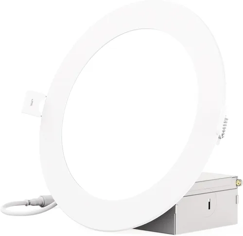 Vista 13 de INFIBRITE 4 pulgadas 3CCT seleccionable 9W 750LM Kit de luz de techo LED delgado, regulable, clasificación húmeda