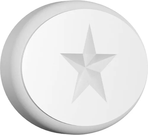 Vista 9 de Ekena Millwork ROSP040X028X100DAL08 Roseta estándar con borde redondeado, 4 pulgadas de ancho x 2 3/4 pulgadas de alto x 1 pulgada, PVC