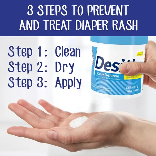 Vista 4 de Desitin Crema para aliviar rápidamente la irritación causada por el pañal, 074300495163, Ivory, 1, 1