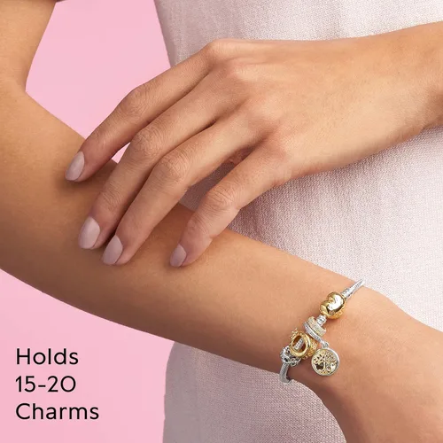 Vista 7 de Pandora Moments Heart Clasp Snake Chain Bracelet