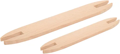 2 unidades de lanzadera de madera de haya, palos de tejer de tejer, suéter de bricolaje, bufanda, tapiz, herramienta de telar para tejer