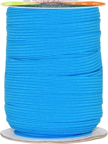 Vista 79 de Mandala Crafts Rollo de bandas elásticas beige de 0.472 in y 20 yardas para costura, 1/2 cordón elástico plano, correas elásticas trenzadas de 1 2