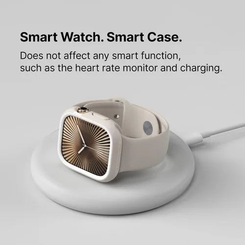 Vista 4 de RHINOSHIELD Funda protectora delgada compatible con Apple Watch SE 3, SE 2, SE, Series 6, 5, 4 (1.732 pulgadas), funda protectora delgada, ligera