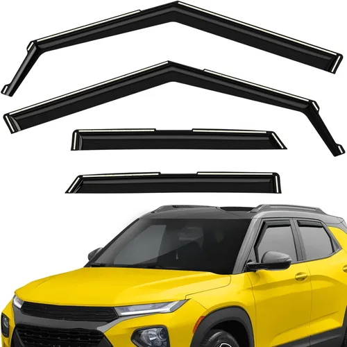 Vista 25 de Deflectores de ventana extra duraderos en canal, viseras de ventana, protectores para la lluvia, para Acura Integra 2023-2026 Hatchback, parasoles