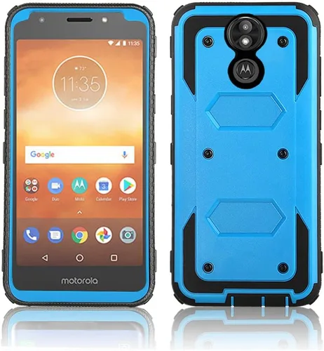 Vista 7 de Asuwish Funda de teléfono para Moto E5 Play E 5 Cruise 5E Go, híbrida, resistente, a prueba de golpes, dura, a prueba de caídas, protección