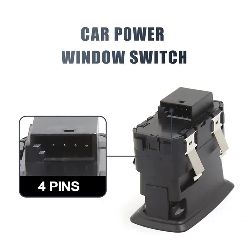 Vista 4 de uxcell Interruptor de elevalunas eléctrico del lado del pasajero delantero 7PP959855CDML reemplazo para Porsche 911 Cayman Panamera