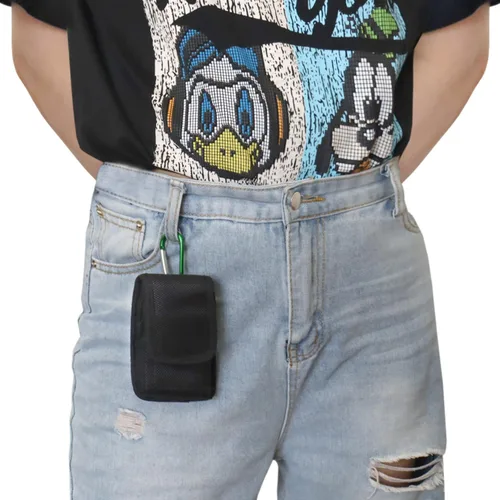 Vista 5 de Paquete de 2 fundas para medidor de glucosa en sangre con clip para cinturón y gancho para receptor Dexcom G7 Estuche para diabetes