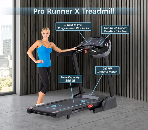 Vista 4 de Banda caminadora 3G Cardio Pro Runner