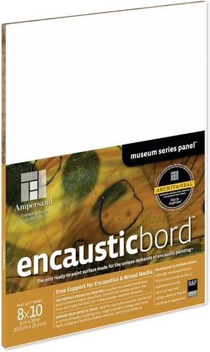 Vista 22 de Ampersand Art Supply Panel de pintura de madera: Serie Museo Encausticbord, cuna de 1,5 pulgadas, 6 "x 6