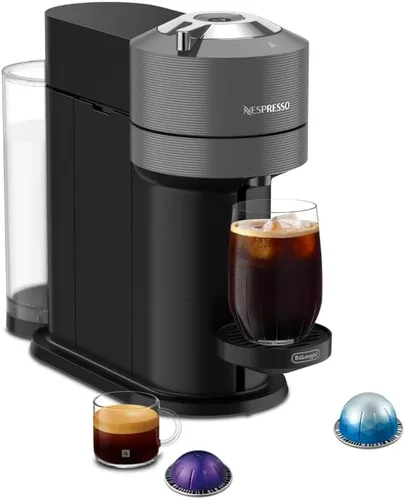 Vista 11 de Vertuo Next de Nespresso - Cafetera para café y espresso de De'Longhi, color blanco con espumador de leche Aeroccino