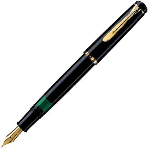 Vista 4 de Pelikan Pluma estilográfica mediana, color negro (994004)