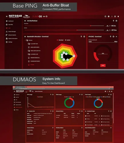 Vista 3 de NETGEAR Nighthawk Pro Gaming XR500 Router WiFi con 4 puertos Ethernet y velocidades inalámbricas de hasta 2.6 Gbps, AC2600, optimizado para ping