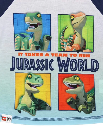 Vista 7 de Lego Jurassic World - Juego de pijamas de manga larga para niños (2 piezas)