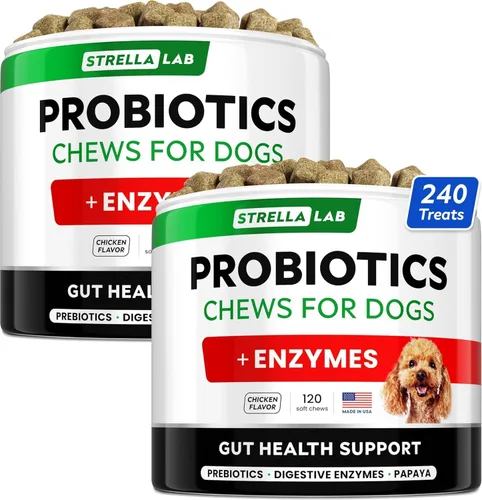 Vista 10 de STRELLALAB Avanzados masticables dentales y ambientadores de aliento para perros, golosinas de limpieza de dientes de perro, control de mal aliento