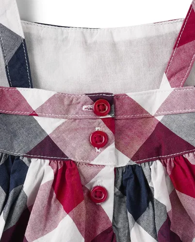 Vista 4 de Gymboree Vestido para bebé niña y recién nacido con cubierta de pañal, traje de 2 piezas