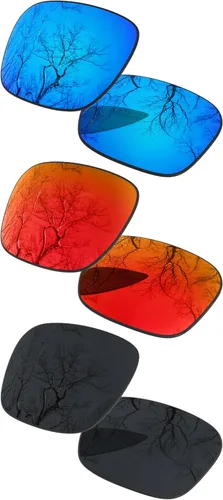 Vista 19 de ToughAsNails Set of 3 Replacement Lenses for Oakley Jupiter Squared Pack