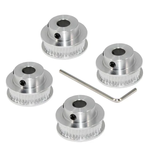 Vista 20 de 2GT Poleas de 30 dientes de 0.197 in de diámetro 30T Poleas de correa de distribución de aluminio para correa de 0.236 in de ancho, piezas