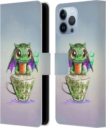 Vista 295 de Head Case Designs Officially Licensed Ruth Thompson Boba Tea Cup O Dragons Leather Wallet Case Compatible with Apple iPhone 7 Plus / 8 Plus