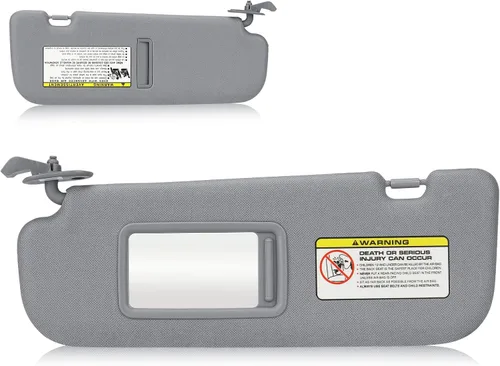 Vista 9 de Visera solar para Hyundai Elantra 2011-2015 (no compatible con el modelo GT), repuesto de parasol beige para lado izquierdo del conductor