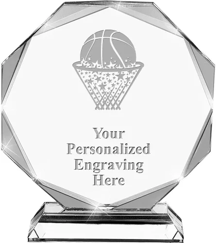Vista 25 de Crown Awards Trofeo de cristal personalizado, premio de magnitud personalizado de 7.75 pulgadas de alto con grabado personalizado Prime