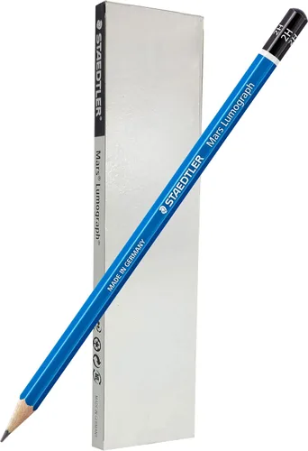 Vista 19 de STAEDTLER Mars Lumograph 2B - Lápiz de dibujo artístico de grafito, 6 lápices
