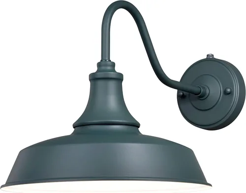Vista 16 de VAXCEL Dorado - Lámpara de pared de acero para interiores y exteriores, 9 pulgadas de ancho x 9 pulgadas de alto, aplique de pared rústico