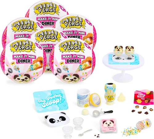 Vista 8 de MGA's Miniverse Make It Mini Diner Serie 4, Mini Coleccionables - Embalaje Sorpresa Misterio, Hazlo Tú Mismo, Juego de Resina, Comida Réplica, NO