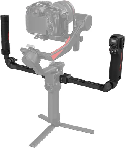 Vista 8 de SMALLRIG Mango Doble Empuñadura para Cardán DJI RS 4 /RS 4 Pro/RS 3 / RS 3 Pro/RS 2 / RSC 2, Empuñadura de Mango de Cardán con Rieles NATO, Zapata