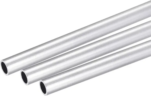 Vista 13 de uxcell 6063 Tubo redondo de aluminio 0.118 in OD 0.079 in Diámetro interior 9.843 in Longitud Tubería 3 PC