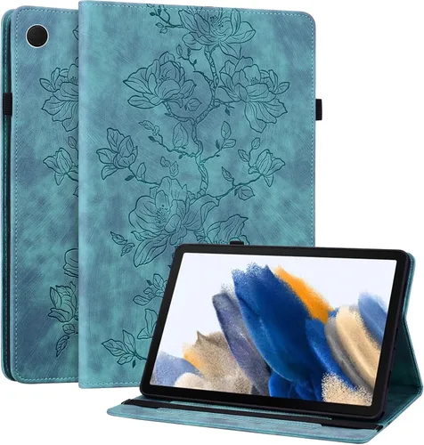 Vista 40 de Funda para Samsung Galaxy Tab S5e 10.5 2019 Modelo SM-T720/T725/T727, funda delgada de piel sintética con soporte multiángulo y soporte