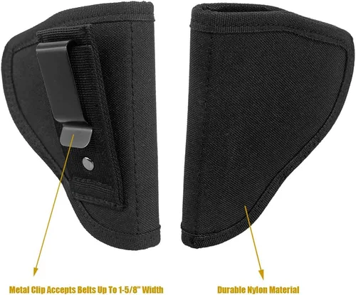 Vista 4 de Funda interior de la cintura para funda oculta para pistola de transporte oculto para mini pistolas compactas compactas de tamaño completo