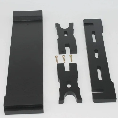 Vista 6 de Soporte de espada Katana soporte de pared para espada de madera, soporte de montaje en pared estilo rima china antigua, soporte de exhibición