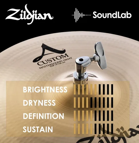 Vista 5 de Avedis Zildjian Company A Custom Mastersound Hi-Hat Platillos - 14 pulgadas