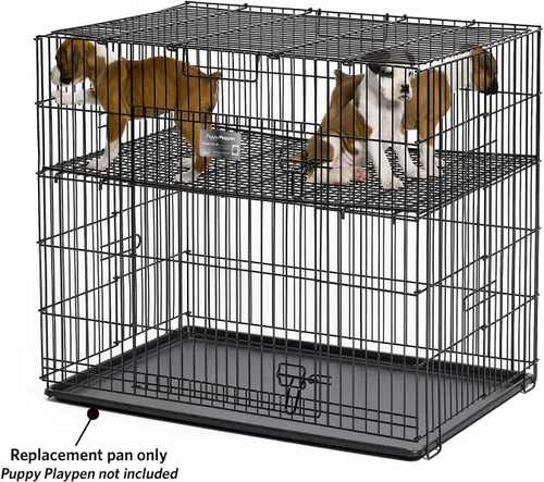 Vista 3 de MidWest Homes for Pets Bandeja de repuesto para parque de juegos para cachorros de Midwest para los modelos de parque de juegos para cachorros