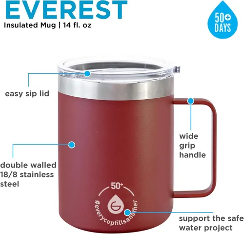 Vista 7 de GROSCHE Aberdeen - Tetera con infusor de té y fabricante inteligente, sin BPA, fácil de preparar, diseño elegante, 17.7 onzas líquidas, taza aislada