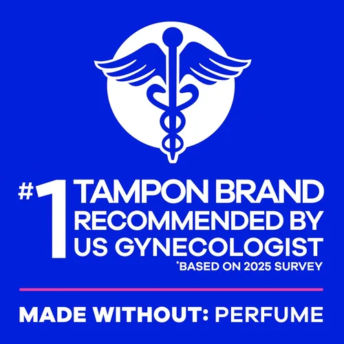 Vista 7 de Tampax Kit de iniciación multipaquete, con trenza LeakGuard, absorción regular/super, prueba fácil de primer tampón, sin perfume, 12