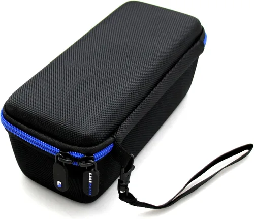 Vista 2 de CASEMATIX Estuche para lápices y estuche protector para lápices con correa de muñeca extraíble, bolsa grande para más de 50 bolígrafos, lápices