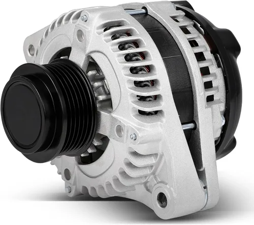 Vista 34 de Alternador apto para Chevy para Buick, reemplazo de alternador de alto rendimiento para 1 un cable autoexcitante, para alternador GM Chrome ADR0335