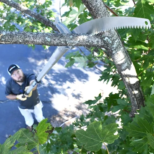 Vista 6 de Jameson PS-3FPS1 Kit de cabezal de sierra de pértiga Tri-Cut, hoja Barracuda de 13 pulgadas, convierte postes de extensión para un recorte y poda