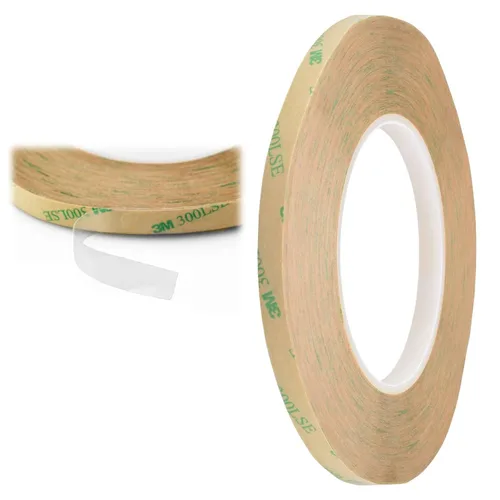 Vista 5 de EZAUTO WRAP 0.059 in 300LSE doble echó a un lado rollo largo resistente de la reparación del teléfono celular 180FT de la cinta