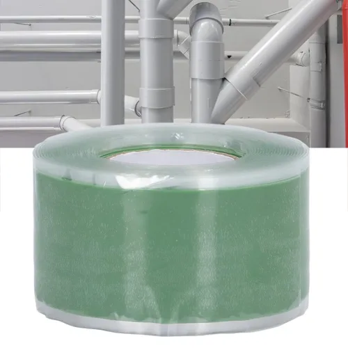 Vista 6 de Cinta adhesiva industrial, 9.8 ft, impermeable, a prueba de polvo, de silicona, autofusible, autoadhesiva, buen sellado, 710 PSI, cinta de parche