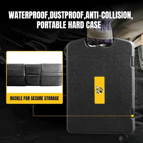 Vista 6 de Báscula de refrigerante de 110 libras HVAC Freón Escala electrónica de carga de refrigerante de alta precisión con estuche portátil para tanques