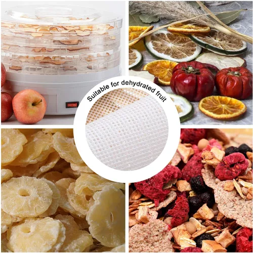 Vista 5 de Patelai 12 forros de silicona de bambú de 9 pulgadas, antiadherentes reutilizables de silicona, para freidora de aire, almohadillas redondas, bollos