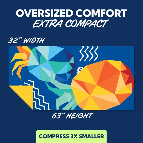 Vista 33 de SUN NINJA Toalla de playa de microfibra, sin arena, de secado rápido, ligera y compacta para playa, piscina, yoga y campamento, 63 x 32 pulgadas