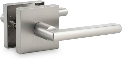 Vista 18 de Linkaa Palanca de privacidad de latón dorado para manija de puerta, cerradura de puerta sin llave con pestillo ajustable y tornillos, fácil