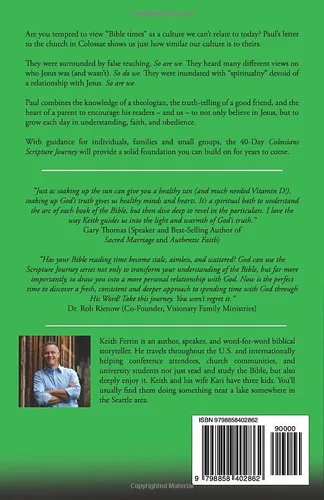 Vista 2 de Colossians Scripture Journey A 40-Day Bible Study Through the Book of Colossians (Scripture Journeys with Keith Ferrin)