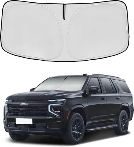 Vista 26 de Parasol para parabrisas Rivian R1S 2022-2024 2025, parasol para ventana frontal, ajuste personalizado, accesorios R1S, visera solar, pantalla