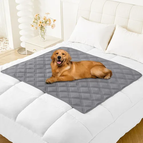 Vista 87 de Smiry Manta Impermeable para Cama de Perro 30x70, Manta Suave Reversible para Mascotas, Lavable a Prueba de Fugas Cubierta para Gatos y Perros